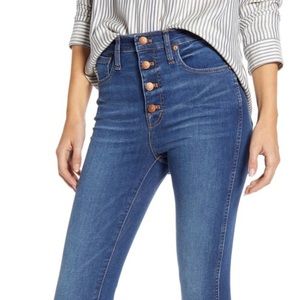 Madewell 10” High Rise Skinny Jeans Size 28